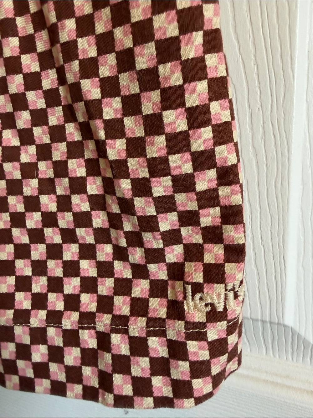 BOGO! 💕🌸 Levi’s Checkered Denim Mini Dress - Picture 3 of 4
